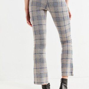 UO Casey Plaid Kick Flare Pant